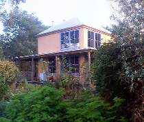 view of house from garden